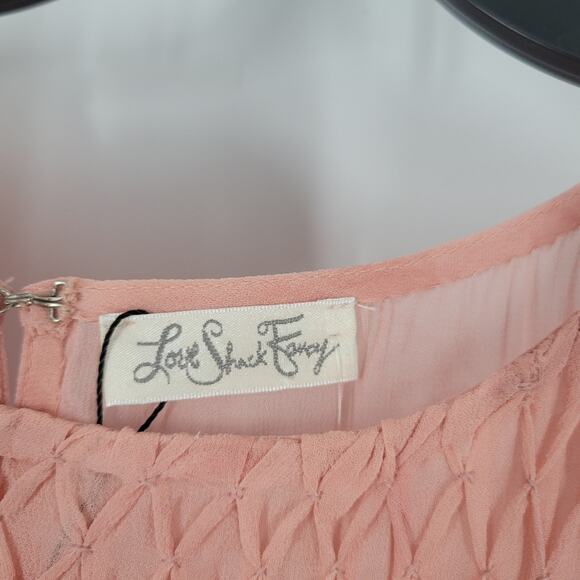 LoveShackFancy Faded Marsala Pleated Noelle Midi Dress S - Picture 7 of 16